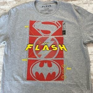 The Flash Past Present Future Tee Shirt Gray Large